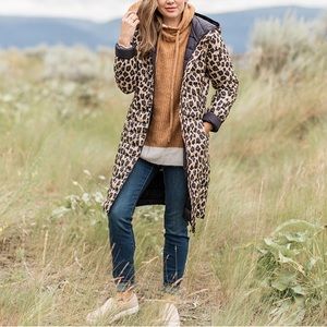 Jillian Harris x Joe Fresh Jillian 2.0 Puffer Coat in Leopard Print